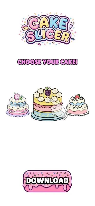 Cake Slicer, first frame of the playable